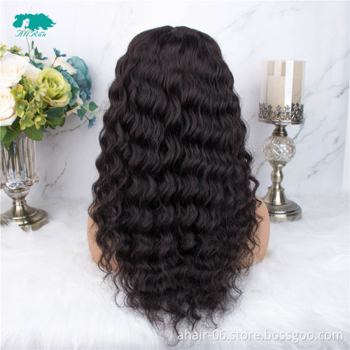 Natural Hairline Lace Front wig Wholesale Brazilian Human Hair 180% Density Loose Deep Wave wig Lace Frontal Cheap Wigs